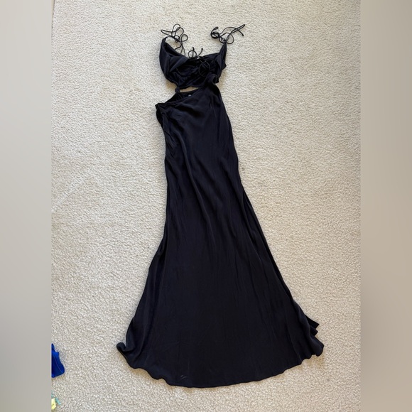 NWOT For Love And Lemons Black Kyra Cut Out Maxi Dress - Picture 3 of 5